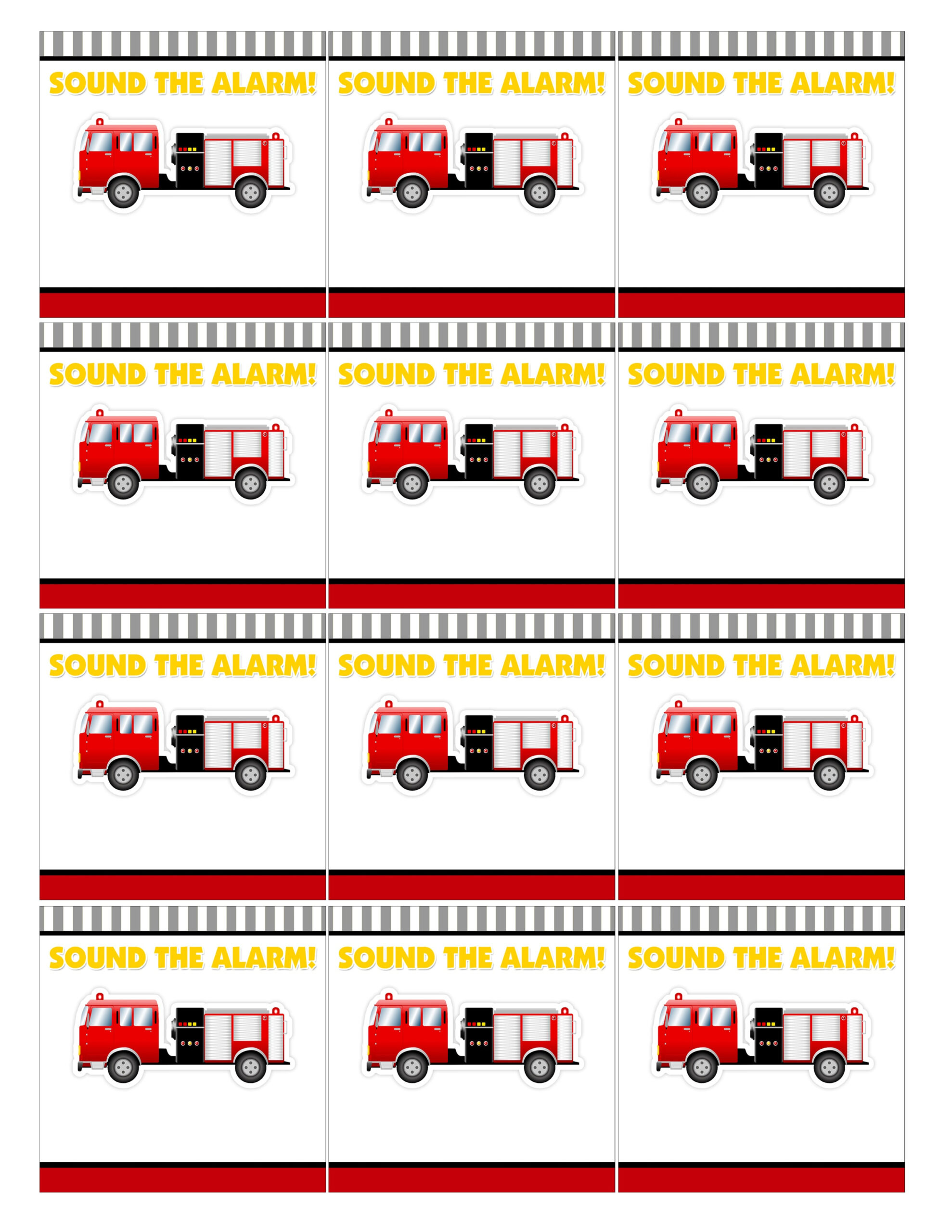 Fire Truck Birthday Party With Free Printables - How To Nest For Less™ throughout Firefighter Birthday Party Free Printables