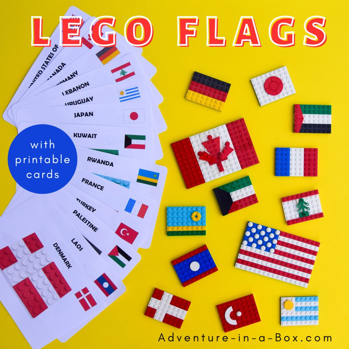 Flags Of The World Bingo: Printable Game For Kids inside Flag Bingo Free Printable