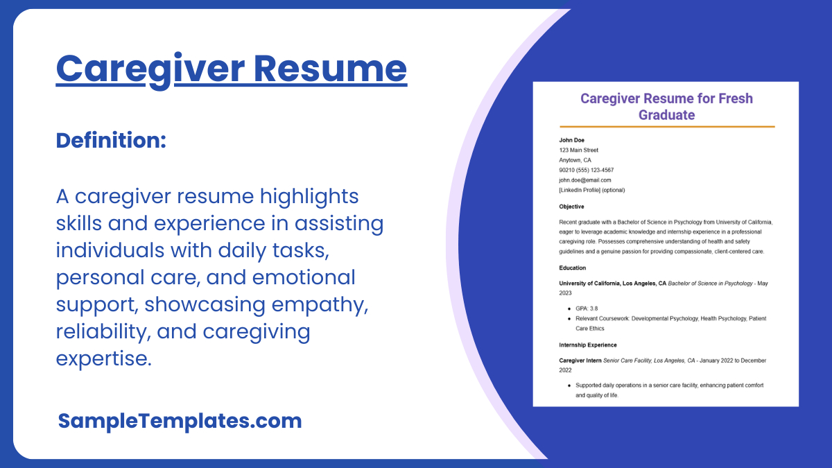 Free 11+ Caregiver Resume Samples &amp;amp; Templates within Free Printable Caregiver Inservices For Elderly