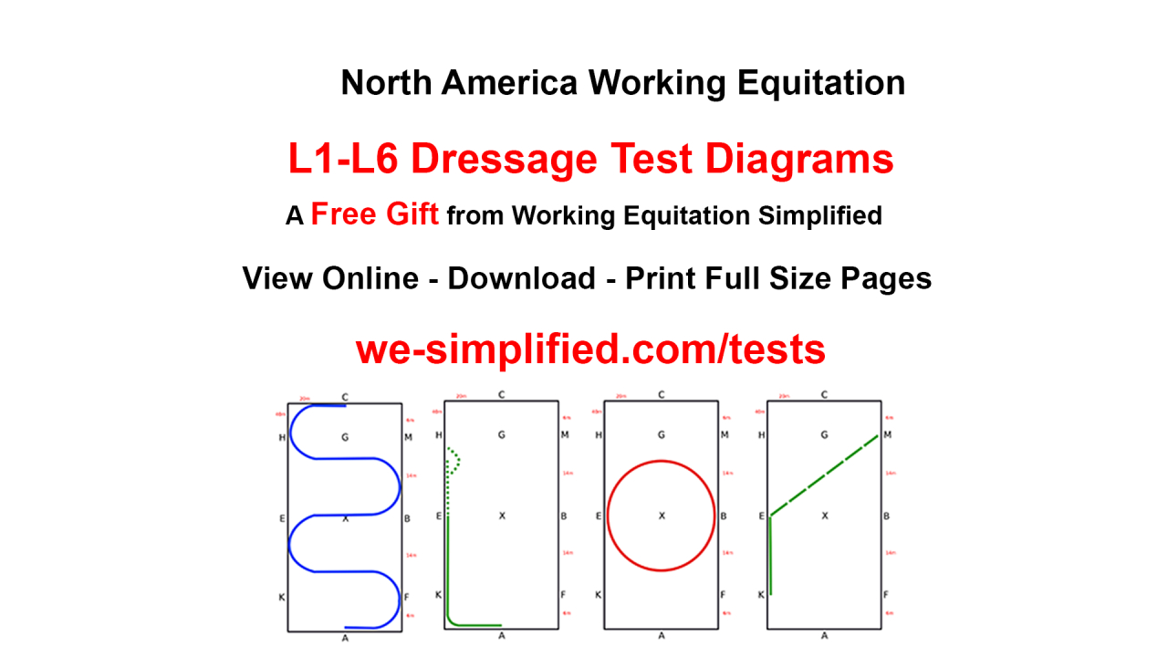Free 2023 We Dressage Test Diagrams - North America within Free Printable Dressage Tests