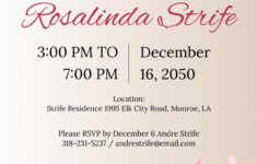 Free 80Th Birthday Invitation Templates, Editable And Printable for 80th Birthday Invitation Free Templates