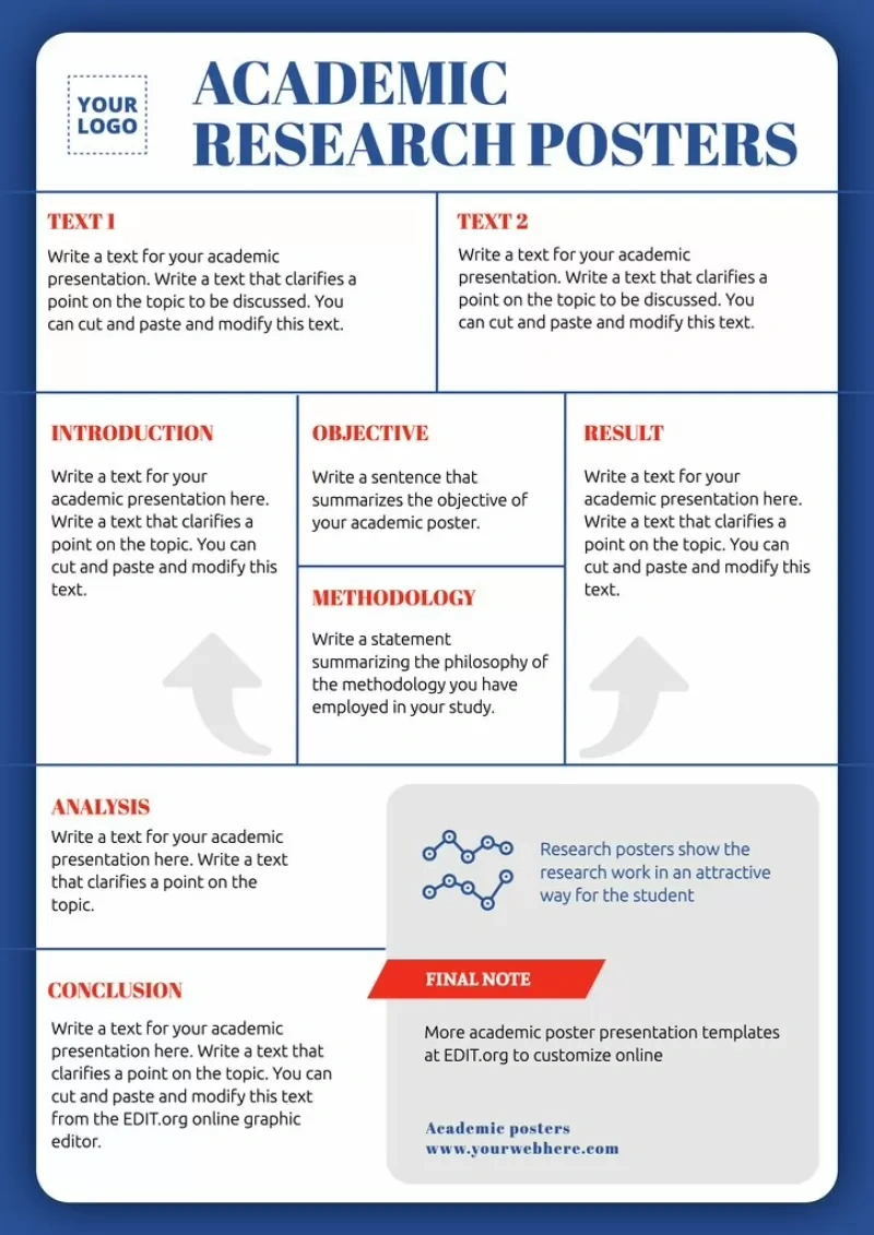 Free Academic Poster Templates To Customize Online throughout Free Research Poster Templates