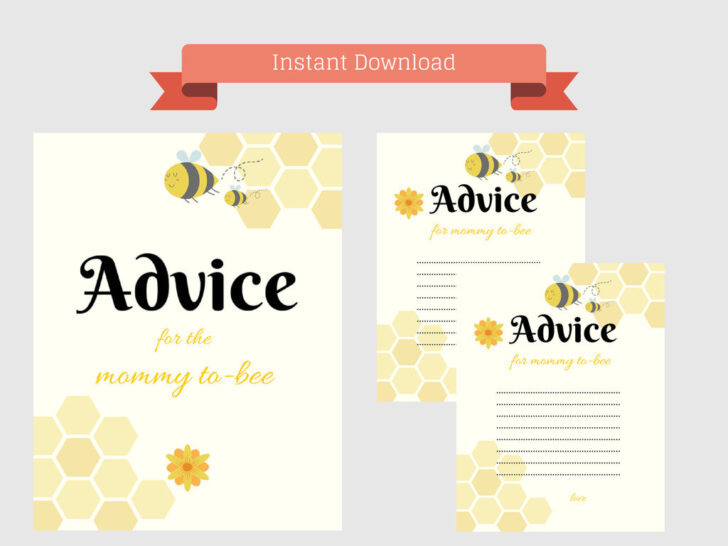 Free Mommy Advice Cards Printable