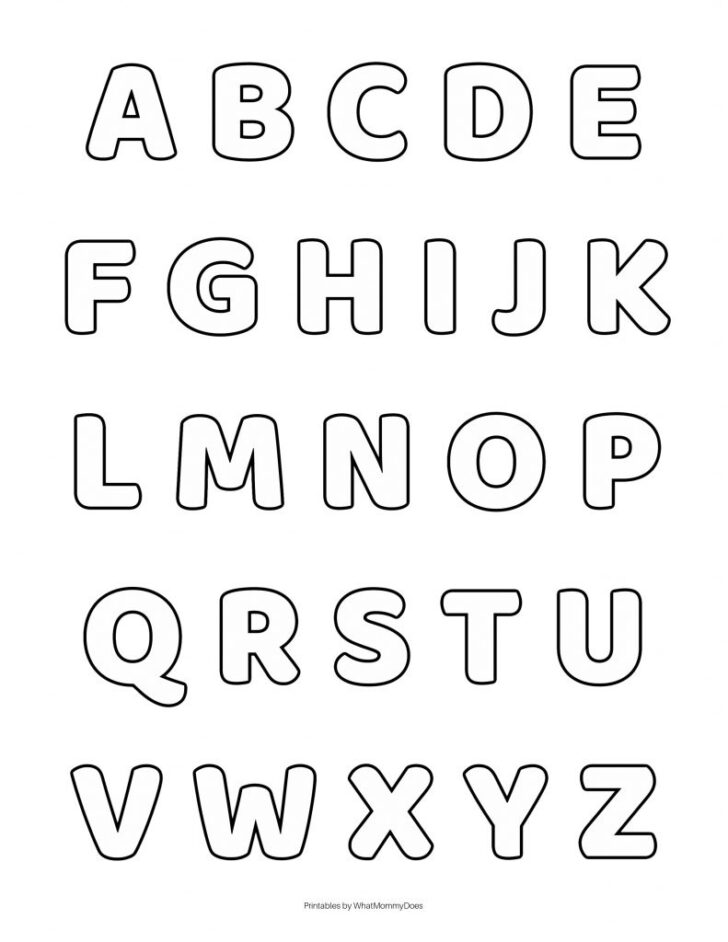 Free Printable 6 Inch Letter Templates Free Printable 6 Inch Letter Templates