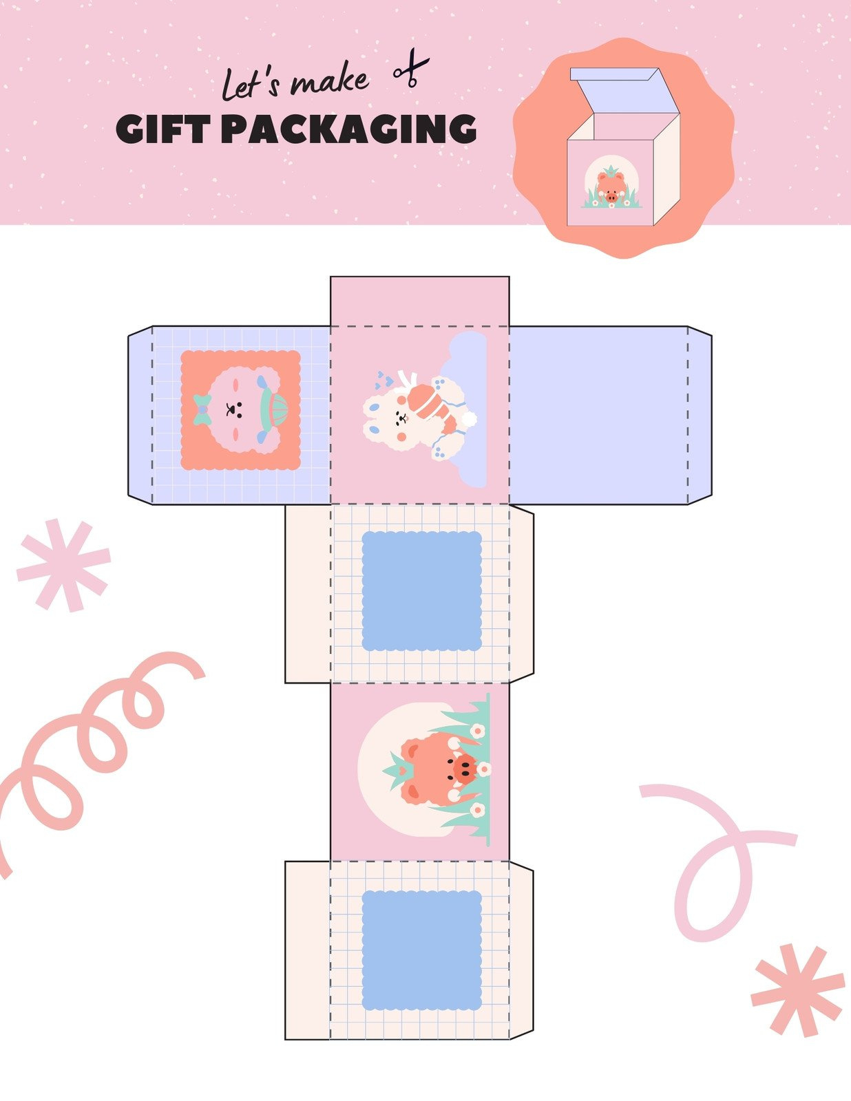 Free And Customizable Blind Box Templates regarding Free Printable Box Templates