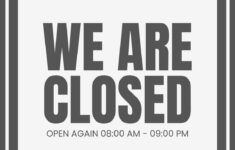 Free And Customizable Closed Templates with regard to Closing Early Sign Template Free