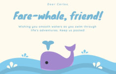 Free And Customizable Farewell Templates regarding Free Printable Funny Goodbye Cards For Coworkers