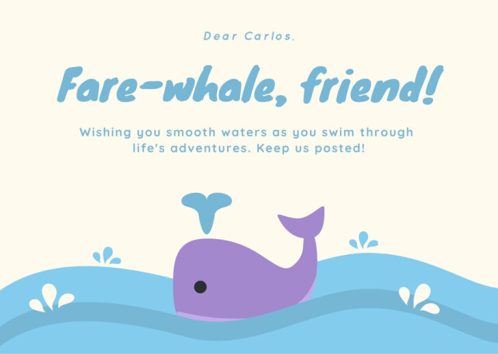 Free Printable Funny Goodbye Cards For Coworkers