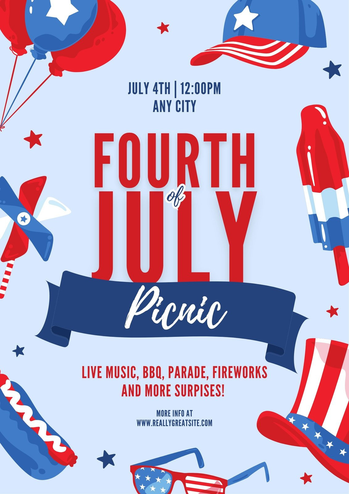 free and customizable fourth of july templates inside free printable 4th of july flyers Free And Customizable Fourth Of July Templates inside Free Printable 4Th Of July Flyers