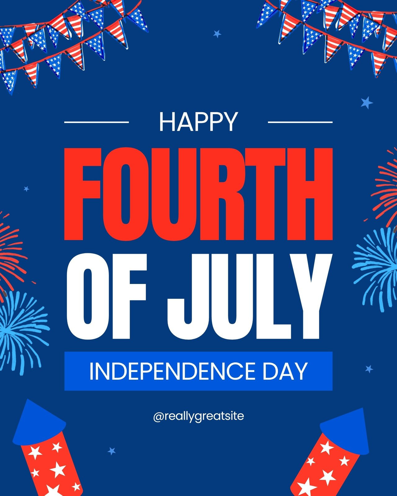 Free And Customizable Fourth Of July Templates within Free Printable July 4 Invitations