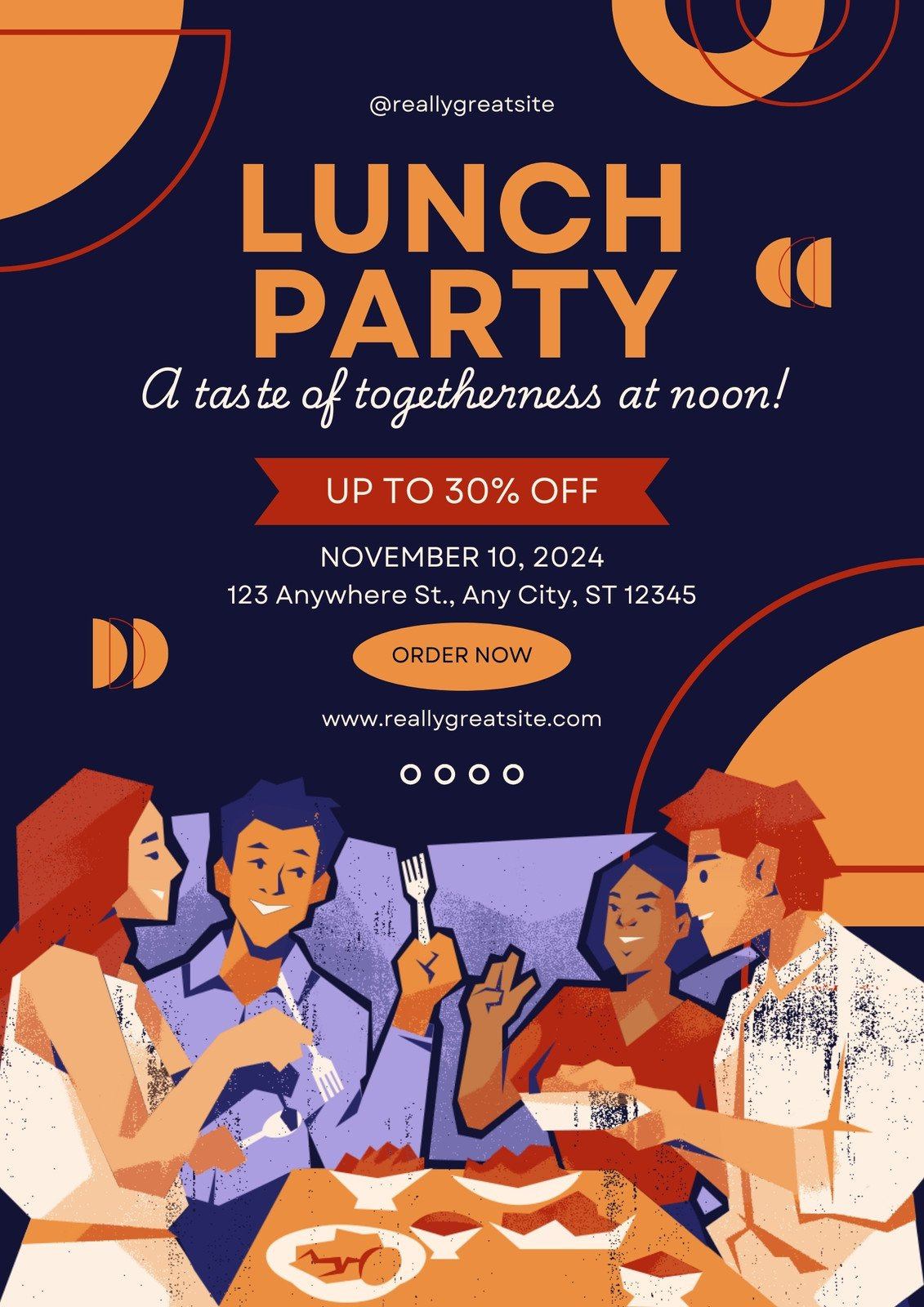 Free And Customizable Lunch Templates for Free Printable Lunch Invitation Templates