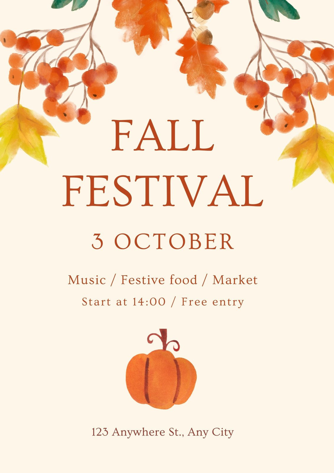 Free And Customizable Mid-Autumn Festival Templates | Canva with Free Printable Fall Invitation Templates