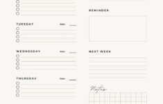 Free And Customizable Weekly Planner Templates | Canva pertaining to Free Printable Weekly Appointment Sheets