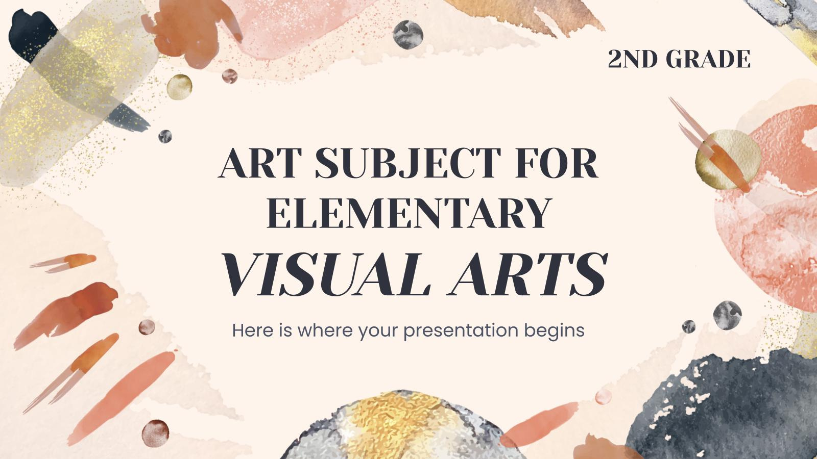 Free Art Google Slides Themes And Powerpoint Templates with regard to Free Art Templates