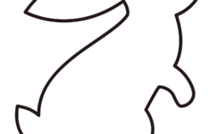 Free Bunny Outlines (Printable Templates) – Crafty Morning within Printable Easter Bunny Silhouette Cutouts