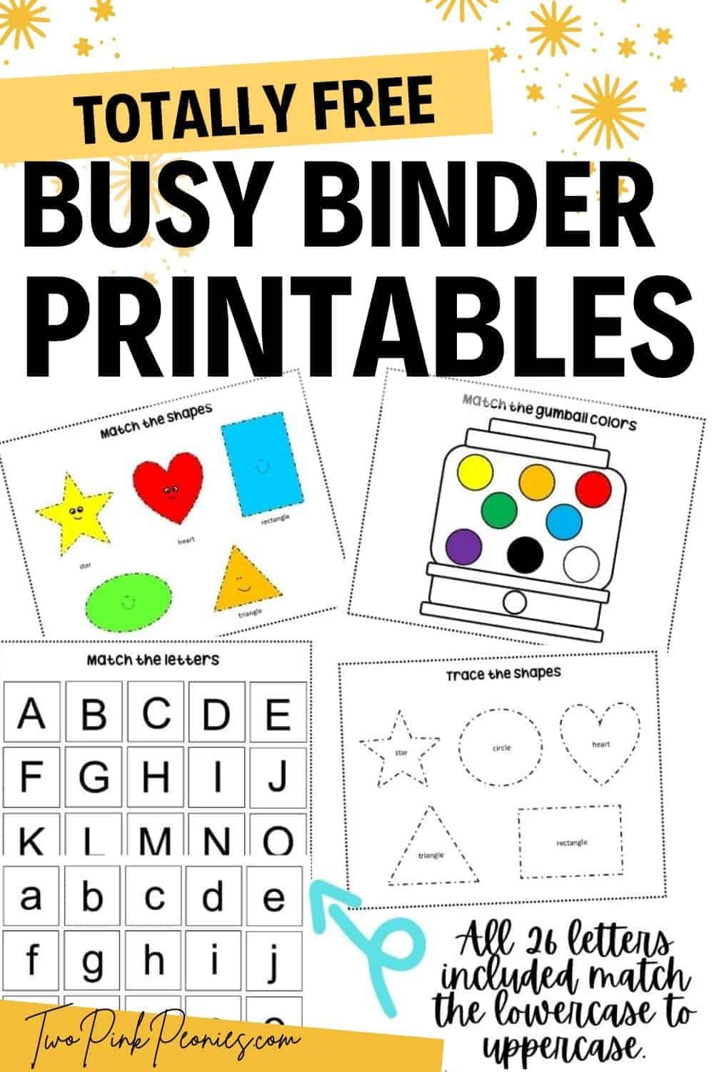 Free Busy Binder Printables {Instant Download} intended for Free Busy Book Printables