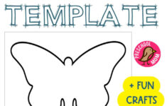 Free Butterfly Template For Preschool – Preschool Mom with regard to Free Printable Butterfly