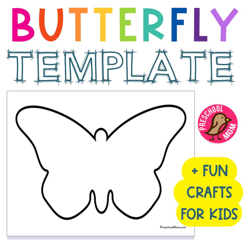 free butterfly template for preschool preschool mom with regard to free printable butterfly Free Butterfly Template For Preschool - Preschool Mom with regard to Free Printable Butterfly