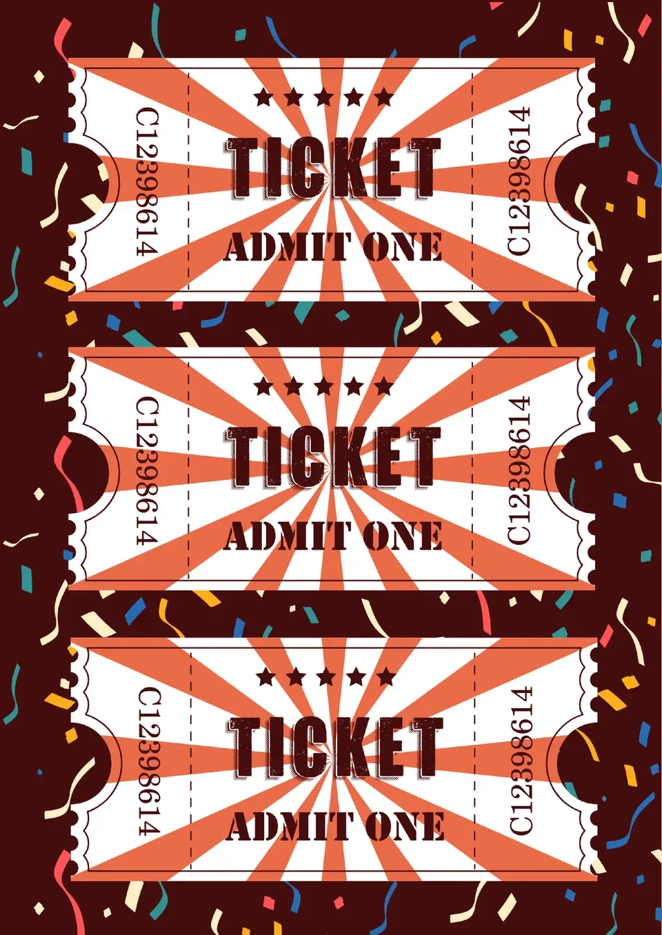 Free Carnival Ticket Template For Google Docs intended for Free Carnival Ticket Template Printable
