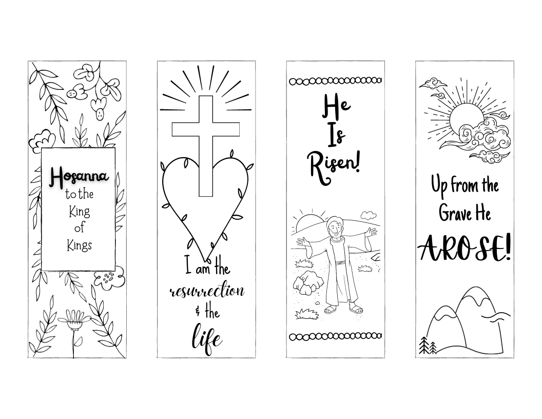 Free Christian Bookmarks To Print Free Chrstan Bookmarks To Prnt throughout Free Printable Religious Easter Bookmarks For Adults