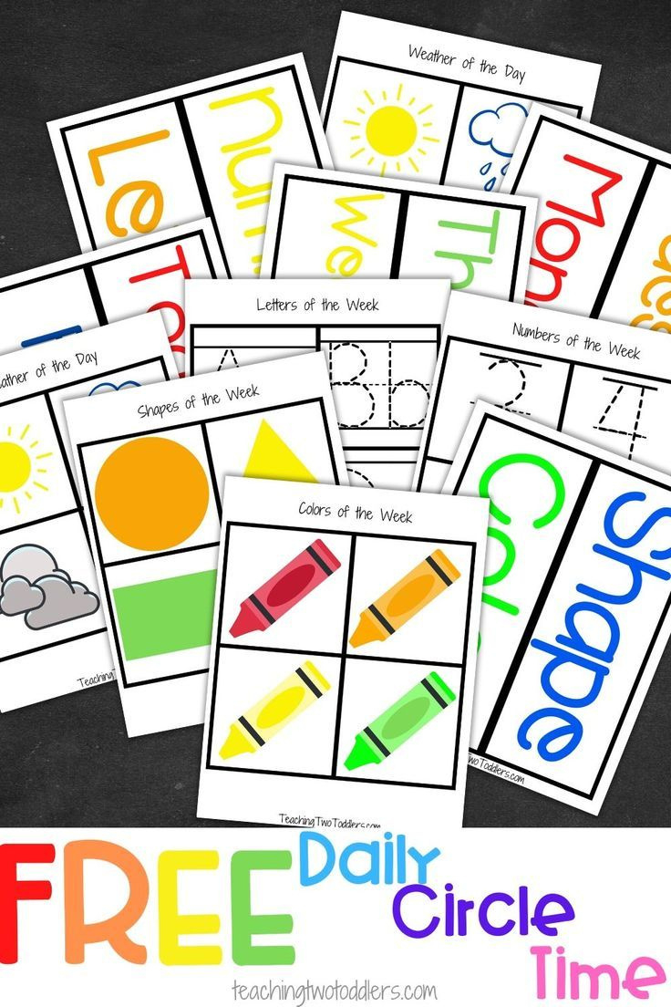 Free Circle Time For Preschool intended for Free Circle Time Printables