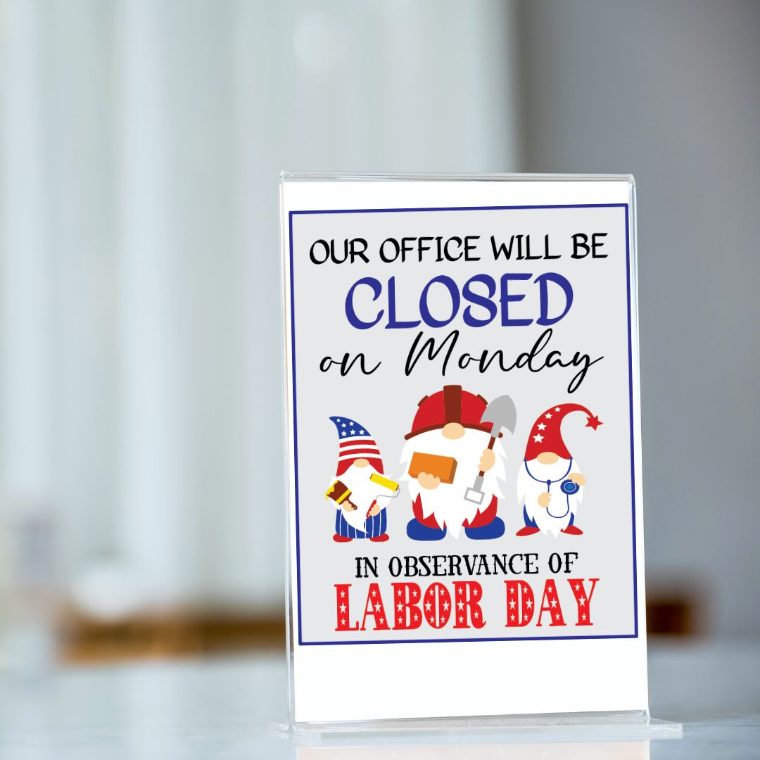 free closed for labor day sign printable 3 templates leap of intended for free printable labor day signs Free Closed For Labor Day Sign Printable (3 Templates!) - Leap Of intended for Free Printable Labor Day Signs