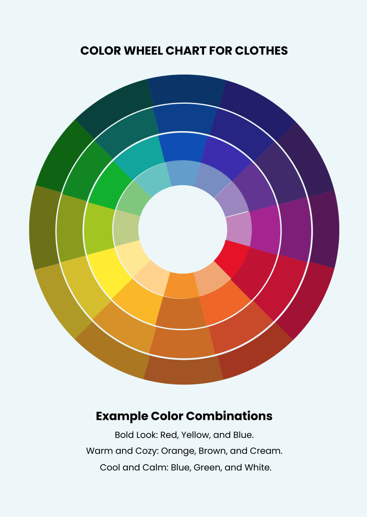 Free Color Wheel Chart Templates, Editable And Printable throughout Color Wheel Printable Free