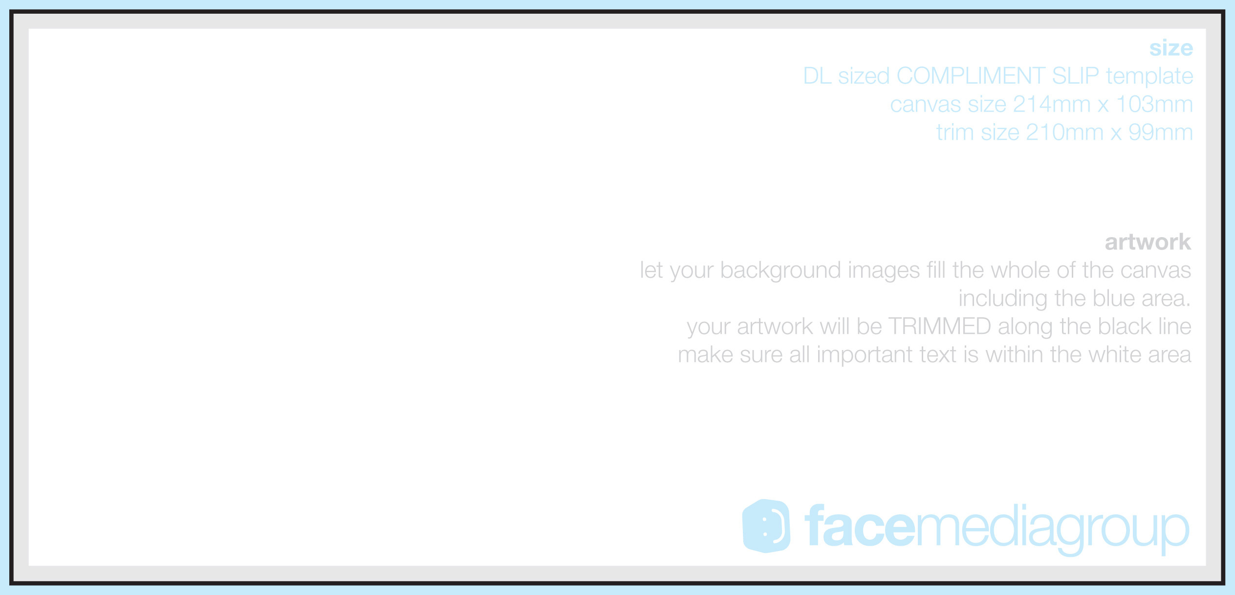 Free Compliment Slip Print Design Templates | Face Media Group throughout Free Compliment Slip Template