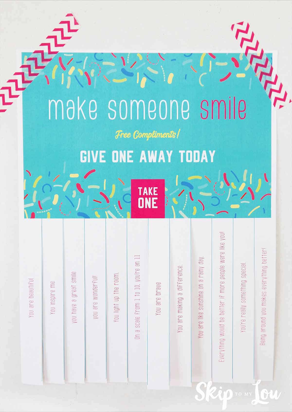 Free Compliments - Take What You Need! | Skip To My Lou intended for Free Compliments Printable