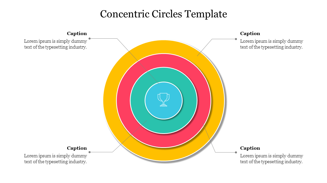 Free Concentric Circles Template For Ppt &amp;amp; Google Slides inside Free Concentric Circles Template