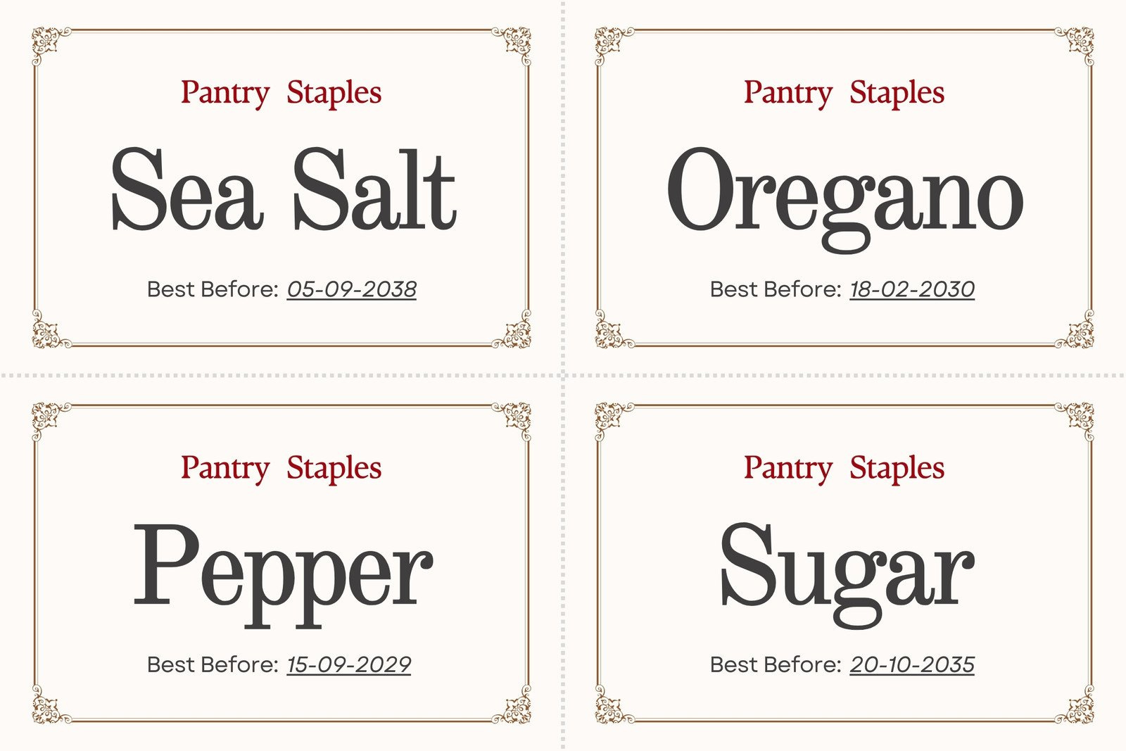 Free Custom Printable Food Label Templates | Canva with regard to Free Printable Buffet Food Label Templates