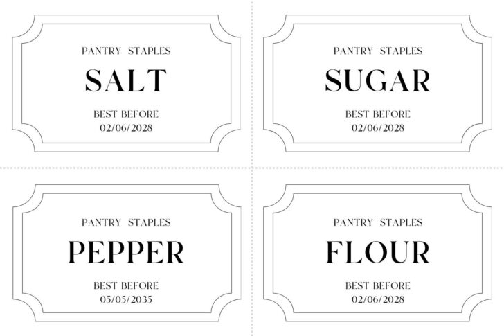 Free Printable Buffet Food Label Templates