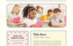 Free, Custom Printable Preschool Newsletter Templates | Canva throughout Daycare Newsletter Templates Free Download