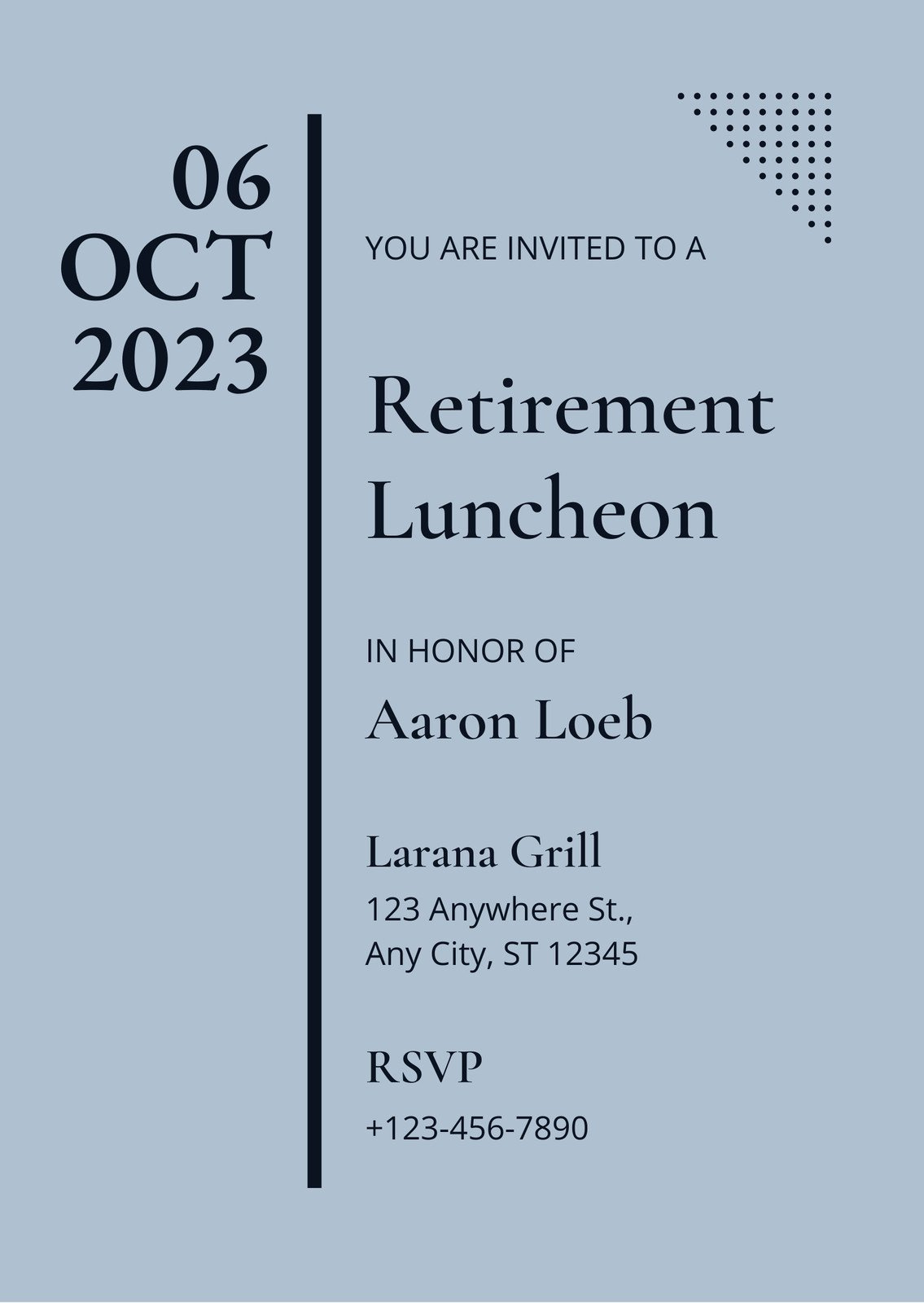 Free Custom Printable Retirement Party Invitation Templates | Canva intended for Retirement Program Templates Free