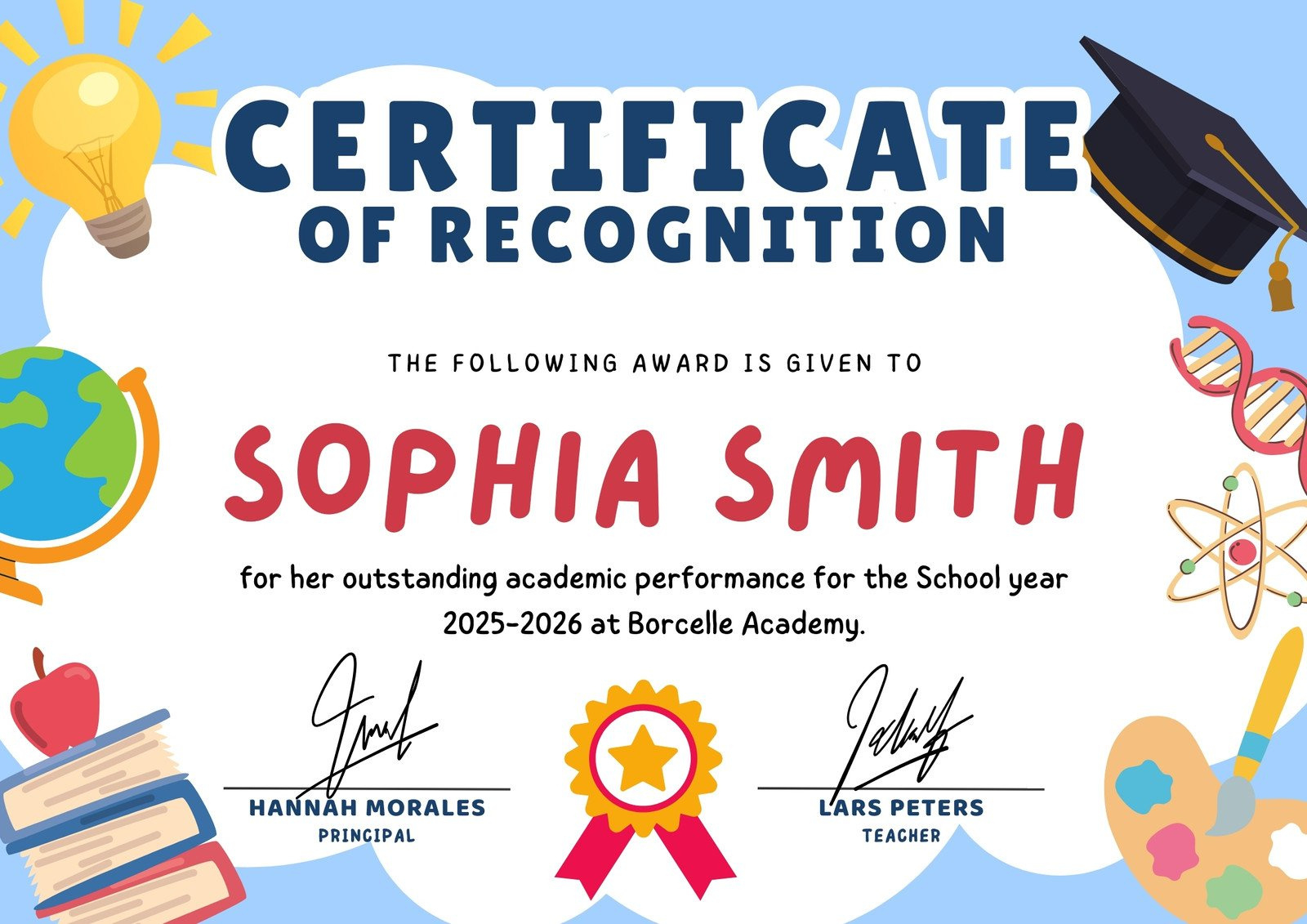 Free Custom Printable School Certificate Templates | Canva for Free Printable Kindergarten Award Certificates
