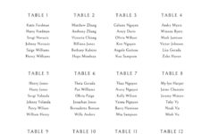 Free Custom Printable Seating Chart Templates | Canva with regard to Free Printable Wedding Seating Plan