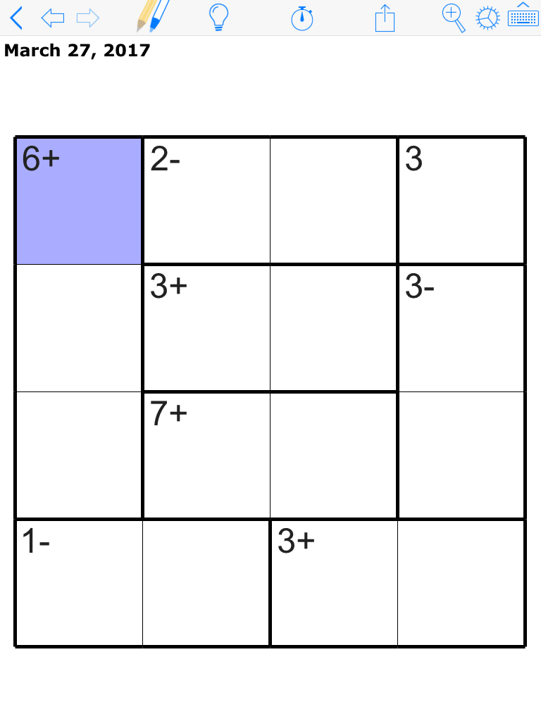 Free Daily Kenken® within Free Kenken Printable Puzzles