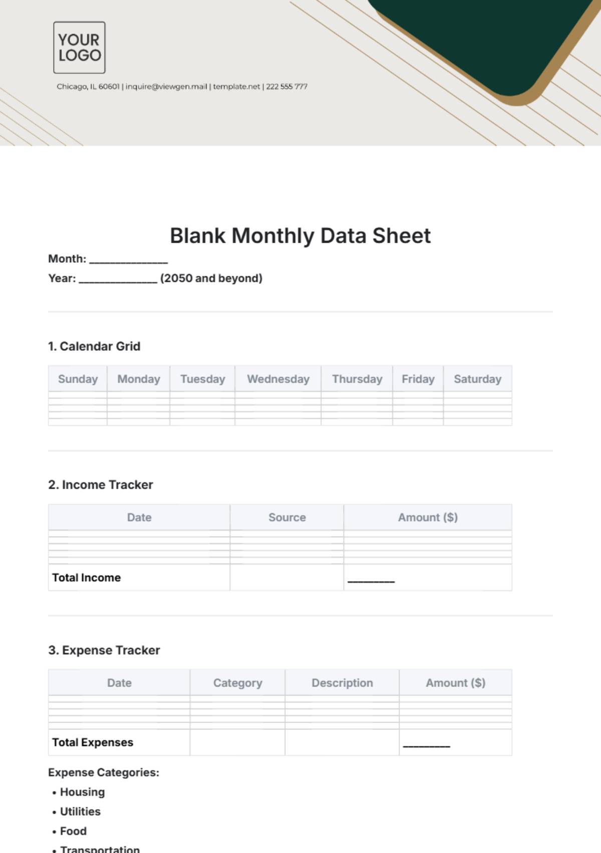 Free Data Sheet Templates To Edit Online &amp;amp; Print in Free Datasheet Template