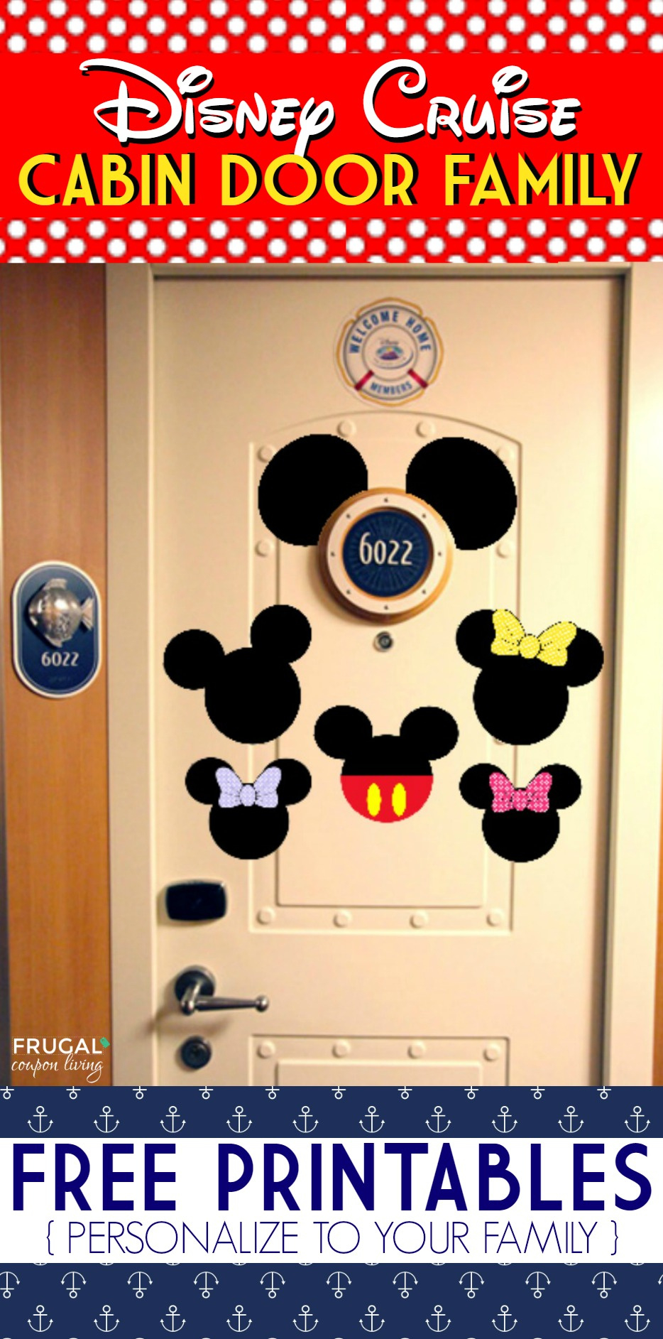 Free Disney Cruise Door Printables with Free Disney Door Printables