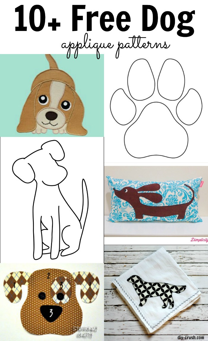 Free Dog Applique Patterns - Diy Crush with Free Printable Poodle Sewing Patterns