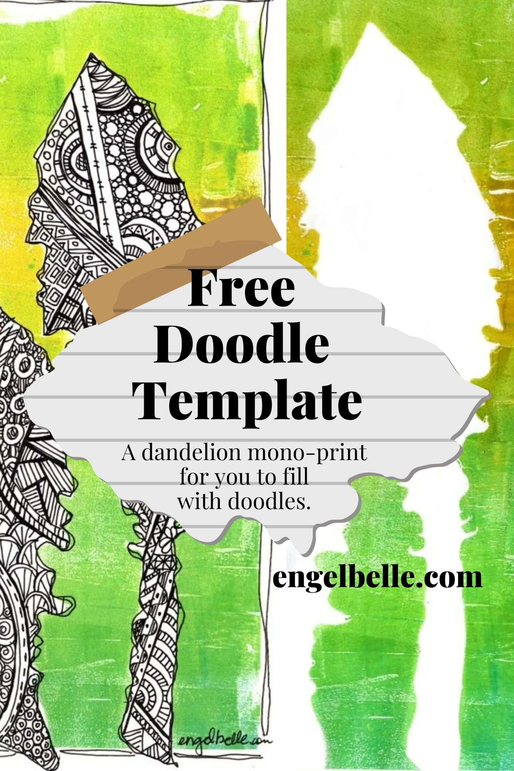 Free Doodle Template — Engelbelle regarding Free Printable Doodle Patterns