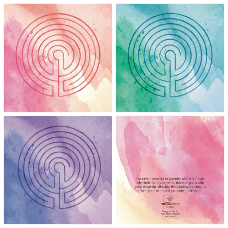 Free Finger Labyrinth Printable