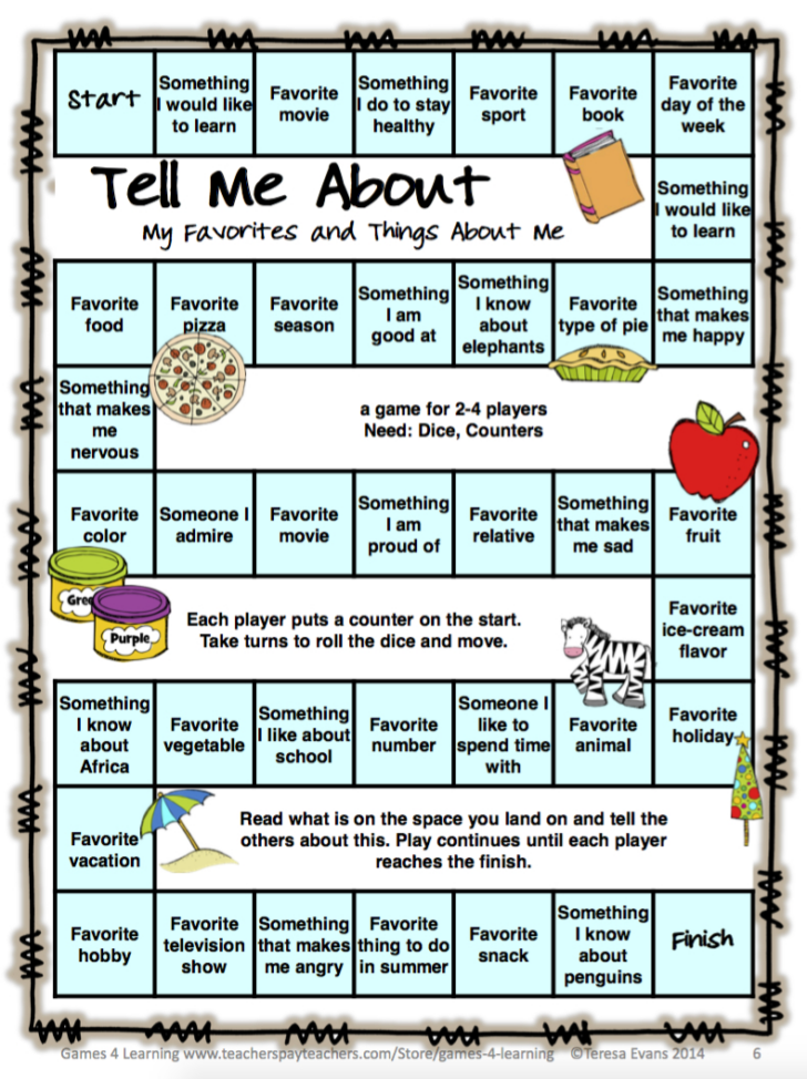 Free Printable ESL Games