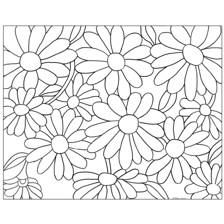 Free Gerbera Daisy Template