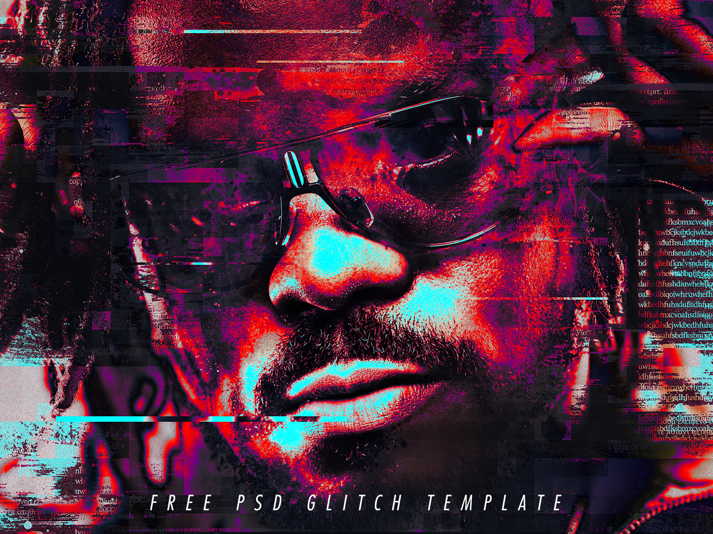 Free Glitch Psd Photoshop Templategiallo86 On Deviantart for Free Psd Photo Effects Templates