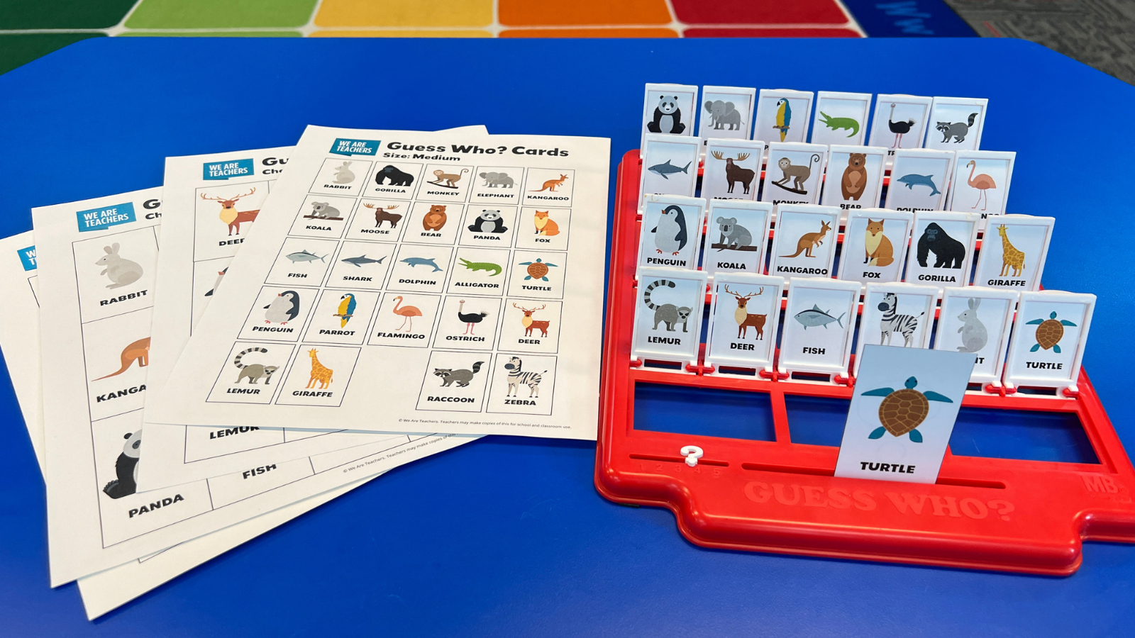 Free Guess Who Template For Teachers for Guess Who Game Printable Sheets Free
