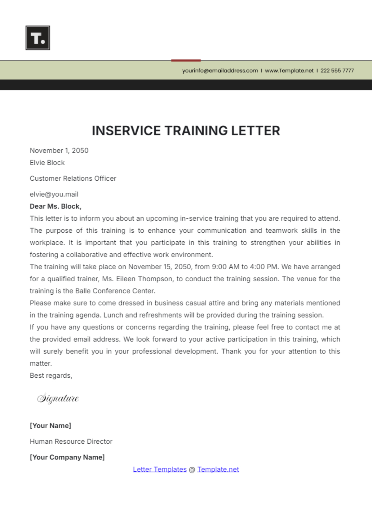 free inservice training letter template to edit online pertaining to free printable home health inservices Free Inservice Training Letter Template To Edit Online pertaining to Free Printable Home Health Inservices
