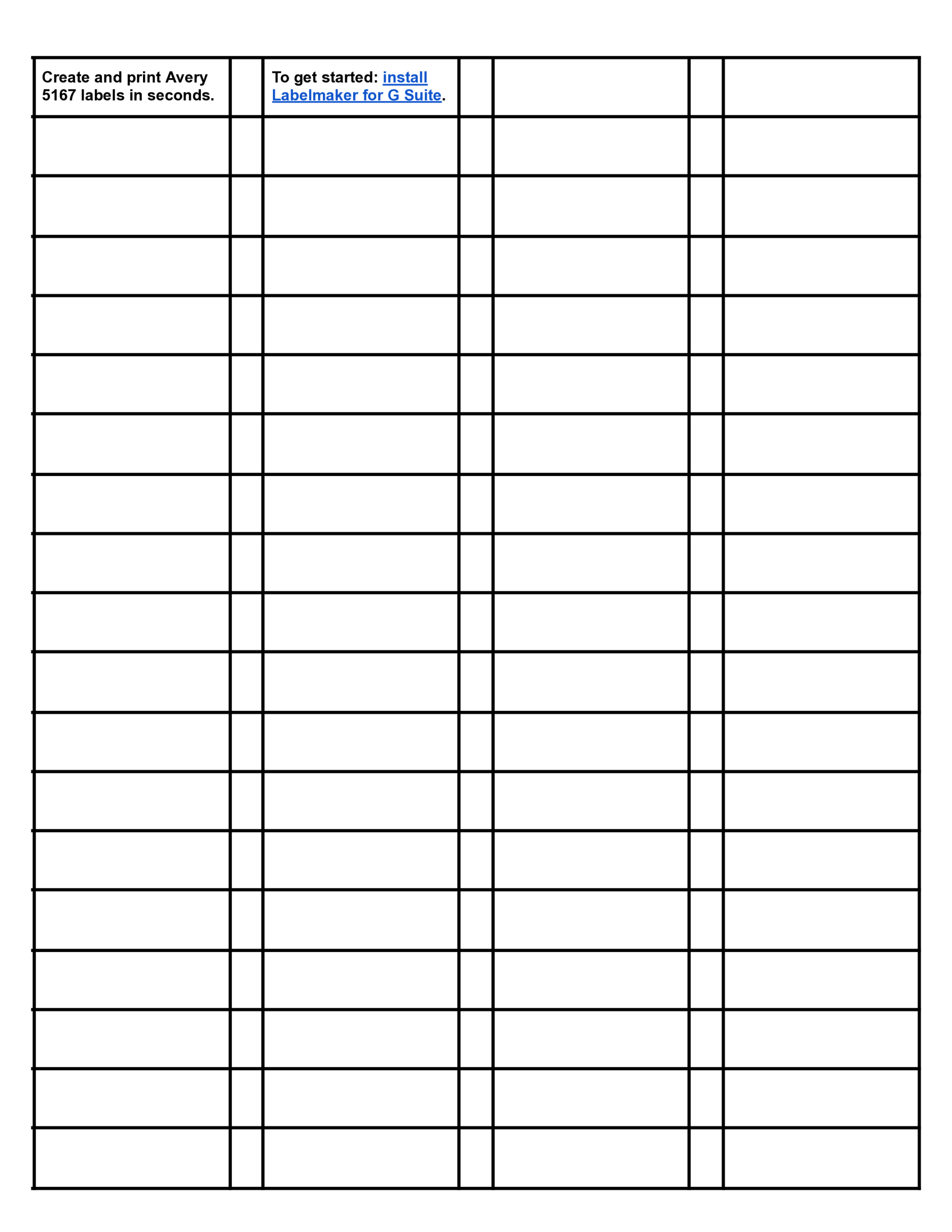 Free Label Template Compatible With Avery® 5167 - For Google Docs throughout Avery Template 5167 Free Download