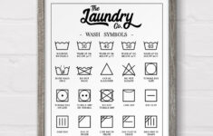 Free Laundry Symbols Wall Art Printable – 24/7 Moms within Free Printable Picture Symbols