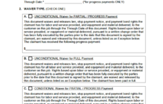 Free Lien Waiver Forms | Pdf | Word regarding Free Printable Lien Release Form